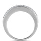 Anillo de Plata con Zafiro Azul Australiano y Topacio Blanco