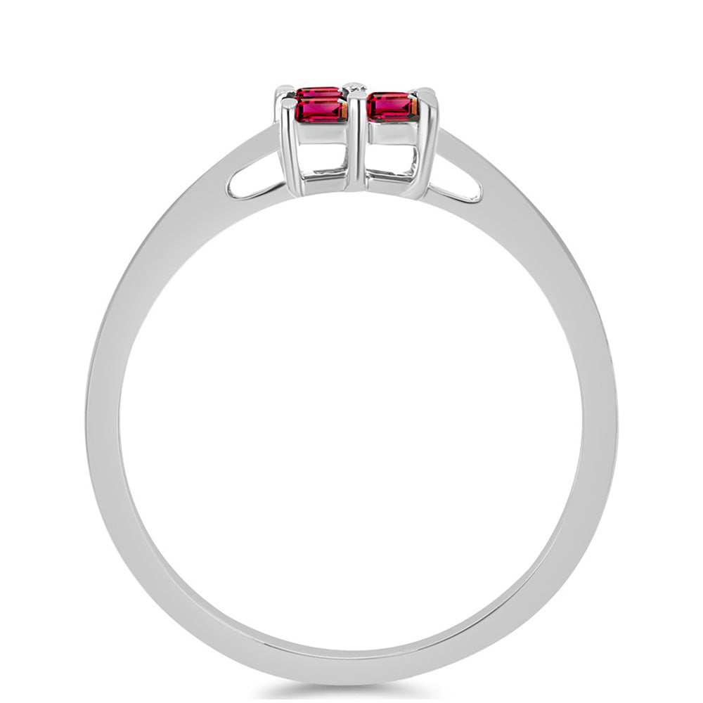 Anillo de Plata con Rubelita de Cruzeiro 2 