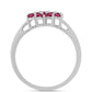 Anillo de Plata con Rubelita de Cruzeiro