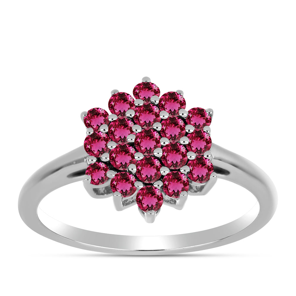 Anillo de Plata con Rubelita de Cruzeiro