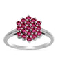 Anillo de Plata con Rubelita de Cruzeiro