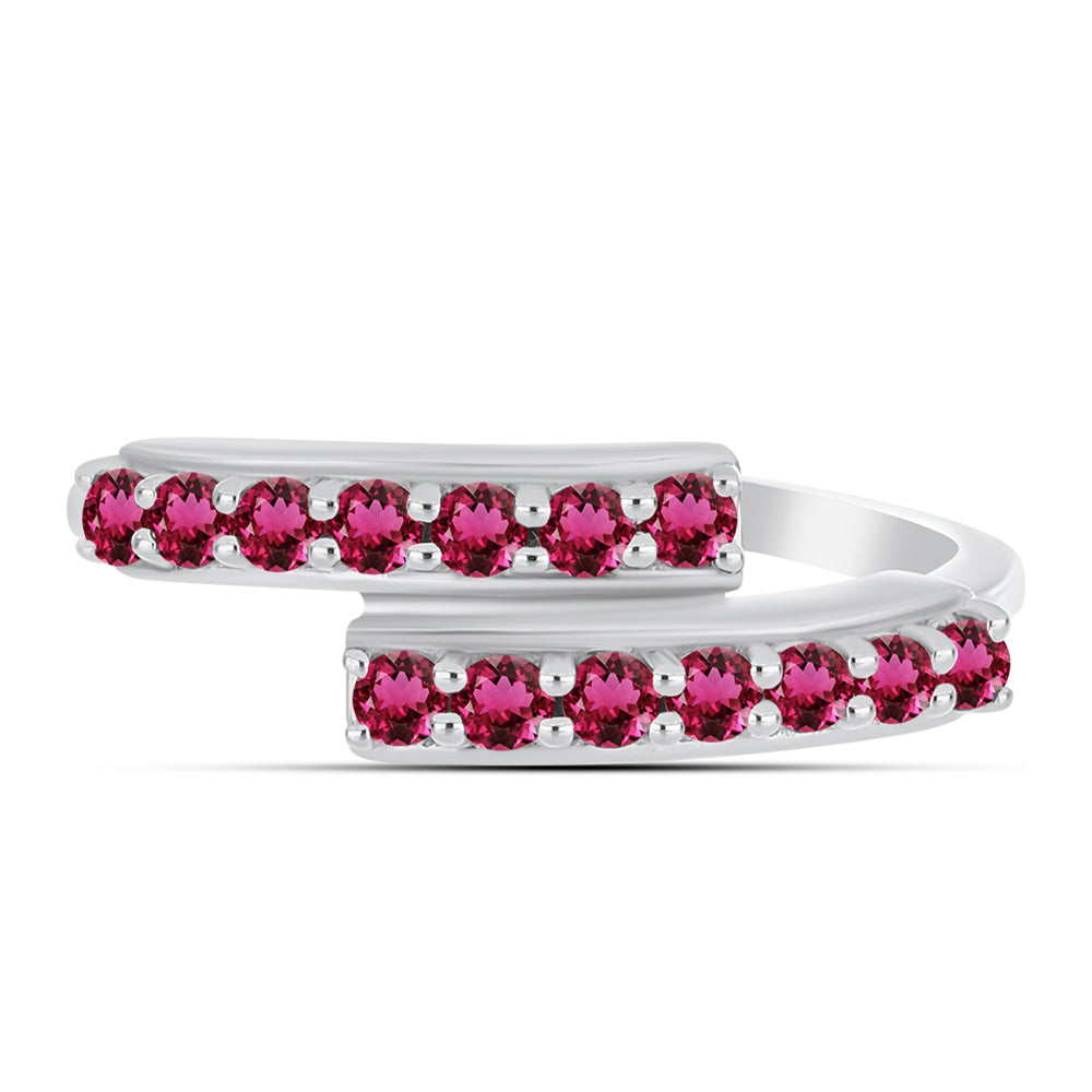 Anillo de Plata con Rubelita de Cruzeiro