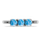 Anillo de Plata con Larimar de Barahona
