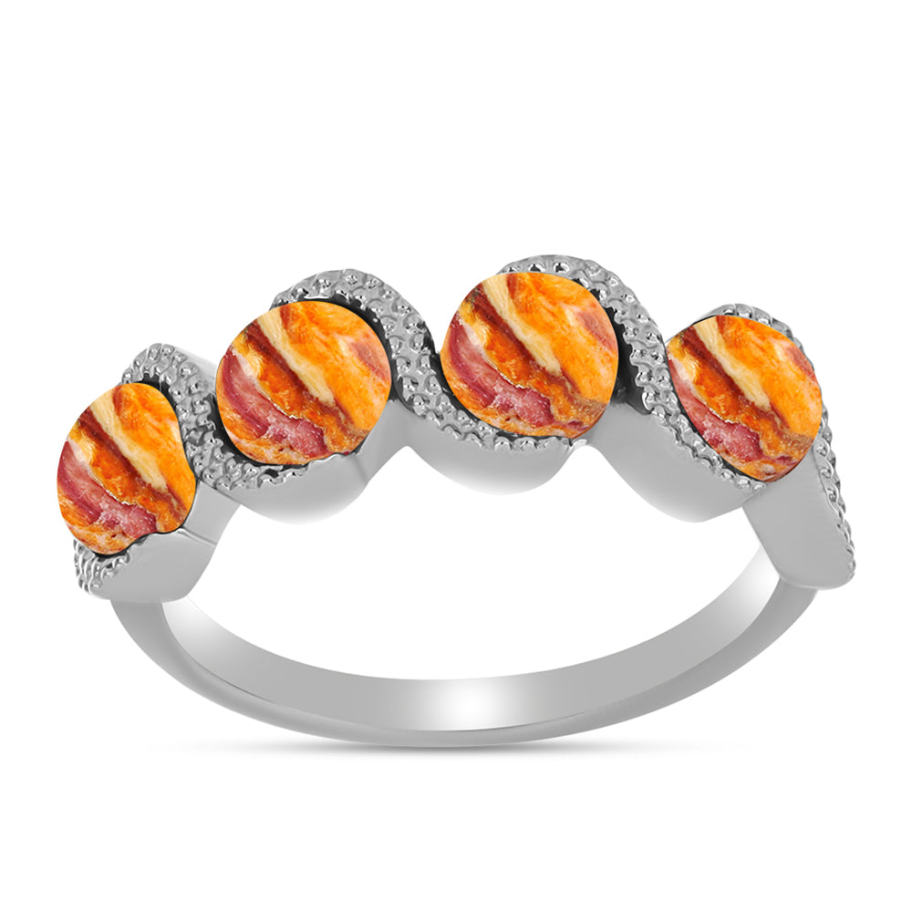 Anillo de Plata con Jaspe Garra de León
