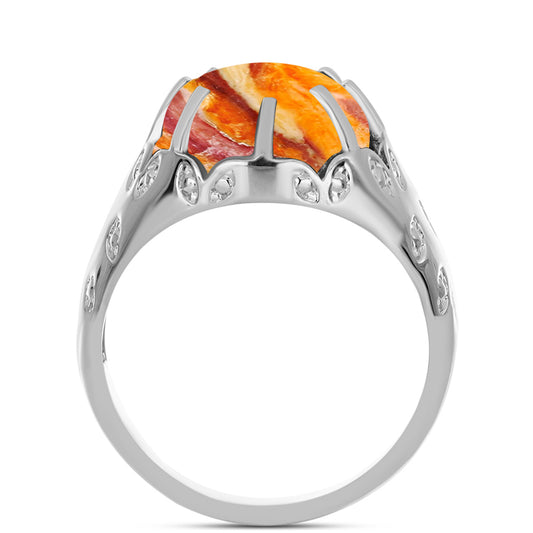 Anillo de Plata con Jaspe Garra de León
