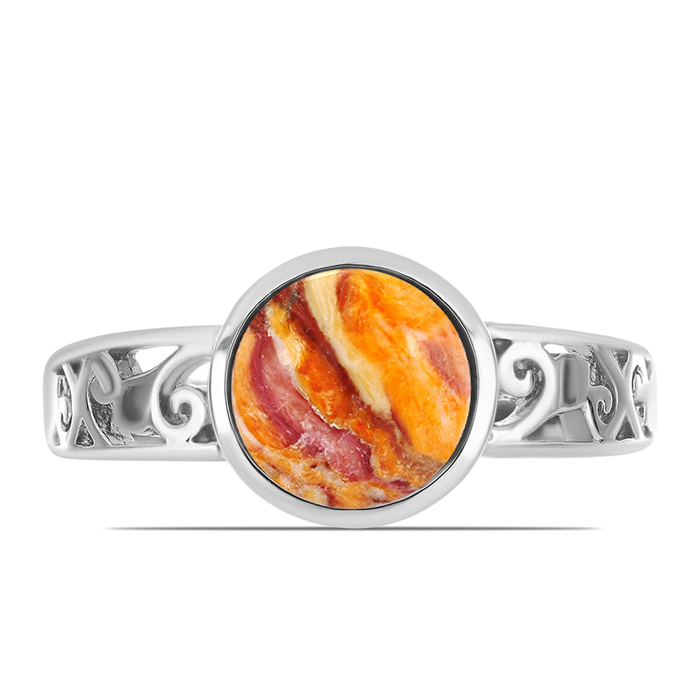 Anillo de Plata con Jaspe Garra de León 1 