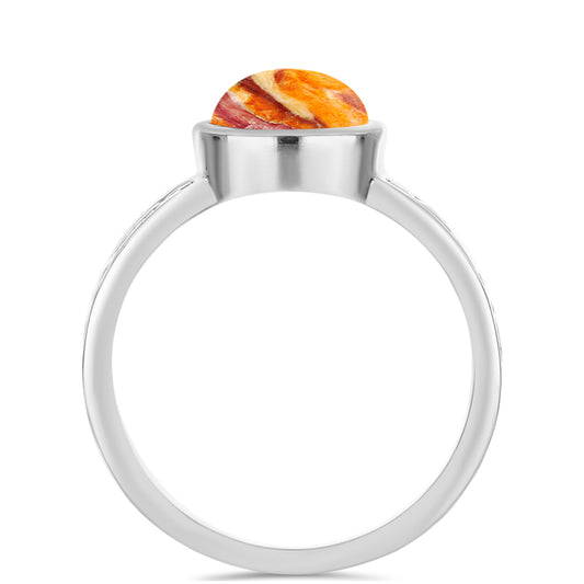 Anillo de Plata con Jaspe Garra de León