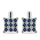 Pendientes de Plata con Moisanita "Púrpura Imperial"