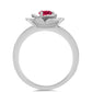 Anillo de Plata con Rubí de Madagascar