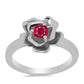 Anillo de Plata con Rubí de Madagascar