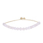 Pulsera de Plata Bañada en Oro con Piedra Lunar Arco Iris