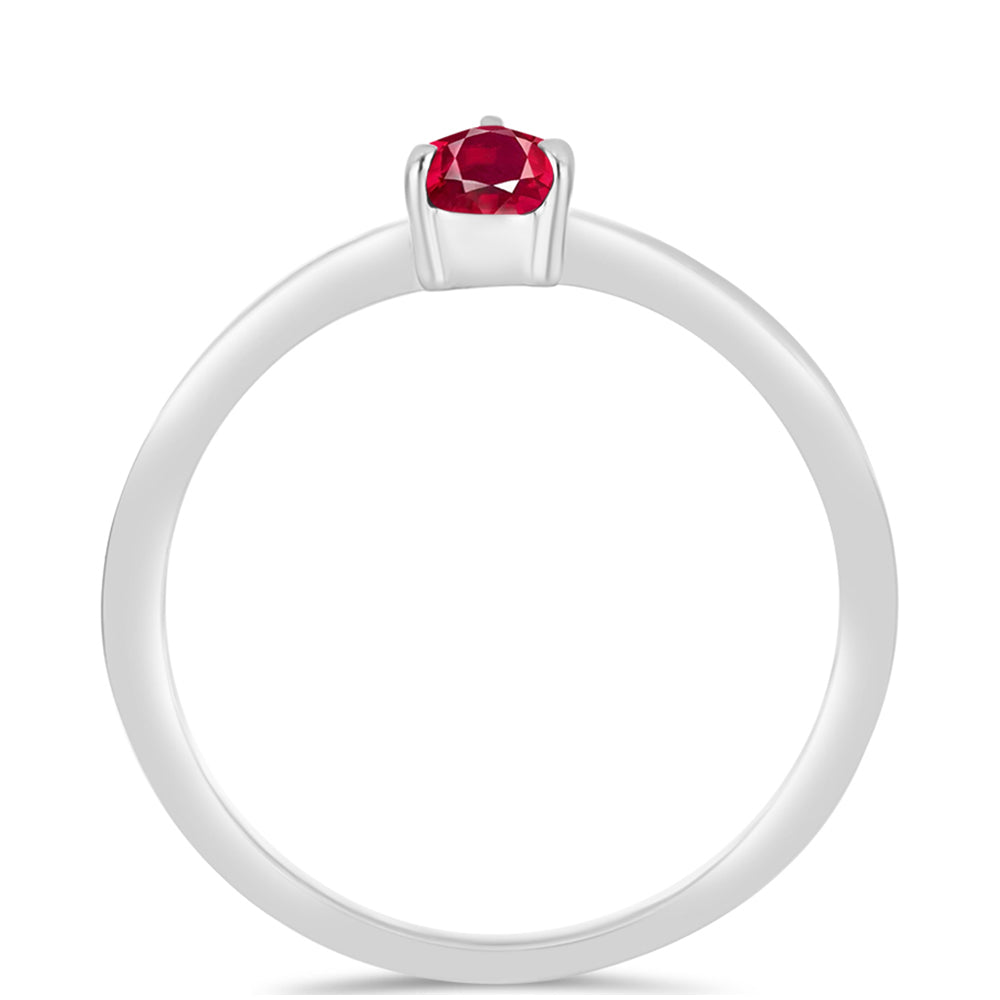 Anillo de Plata con Rubí de Madagascar 2 