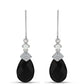 Pendientes de Plata con Obsidiana y Perla blanca de agua dulce