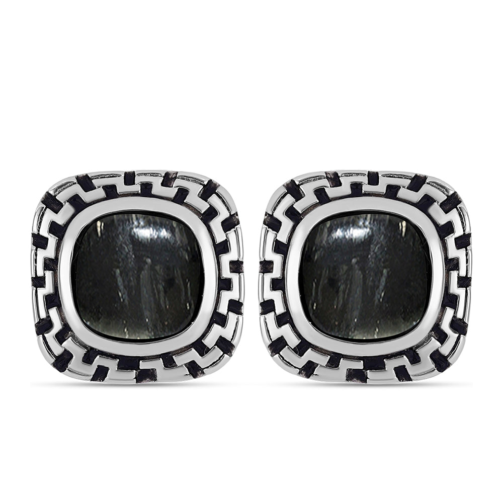 Pendientes de Plata con Jaspe Picasso