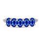 Cruz Conjunto de Plata con Zafiro Azul Australiano ( Pendientes +Anillo +Colgante )