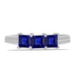 Anillo de Plata con Zafiro Azul Australiano