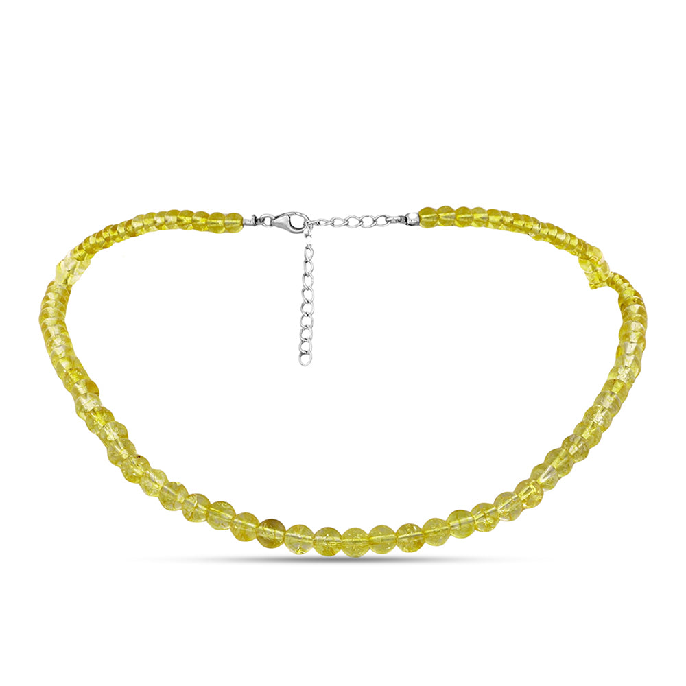 Collar de Plata con Topacio amarillo imperial 1 
