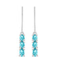 Pendientes de Plata con Cuarzo Paraiba