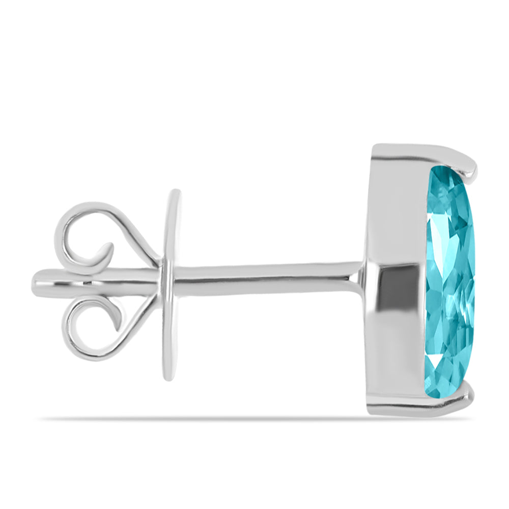 Pendientes de Plata con Cuarzo Paraiba 2 