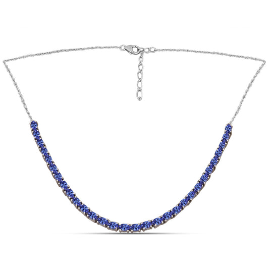 Collar de Plata con Tanzanita AAA