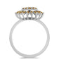 Anillo de Plata con Moisanita Champagne
