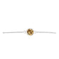 Pulsera de Plata con Moisanita Champagne