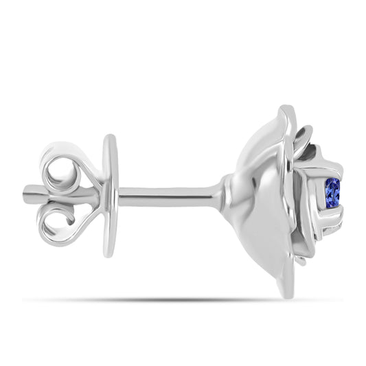 Pendientes de Plata con Tanzanita AAA