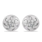 Pendientes de Plata con Diamante blanco