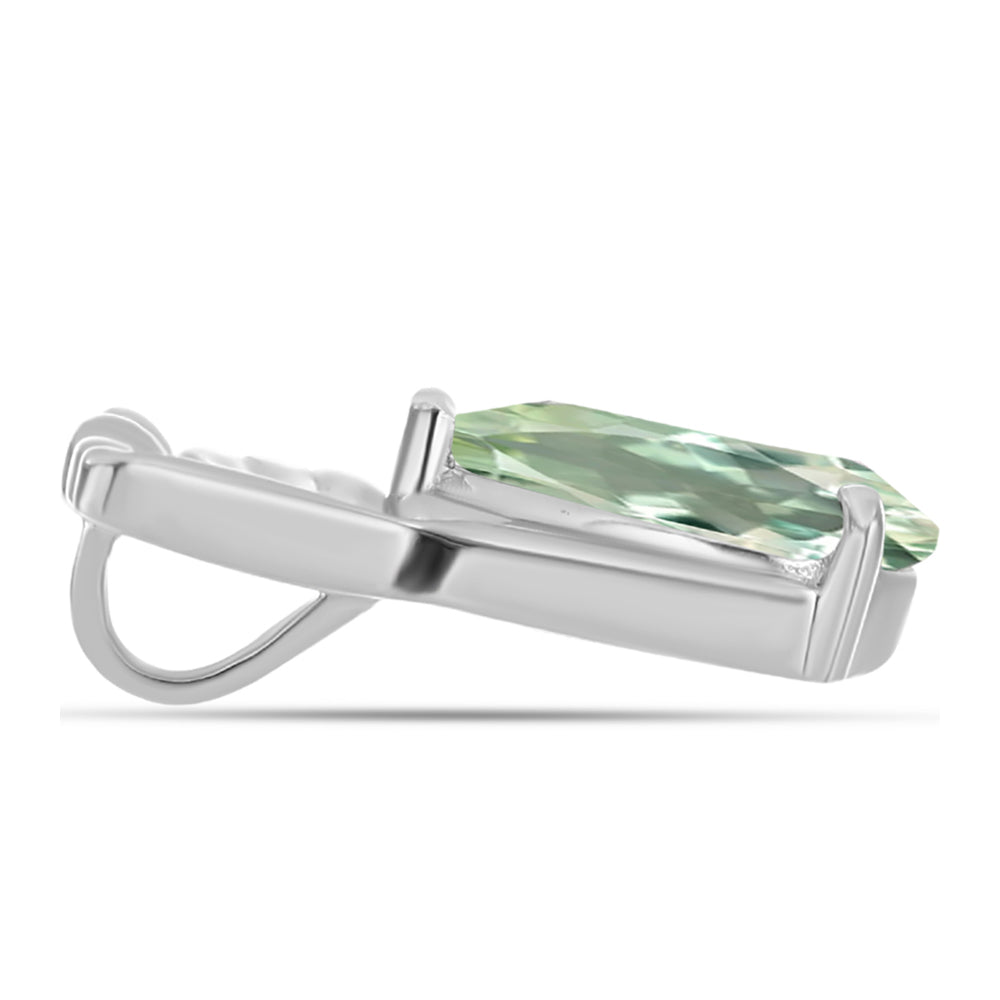 Colgante de Plata con Amatista Verde 2 