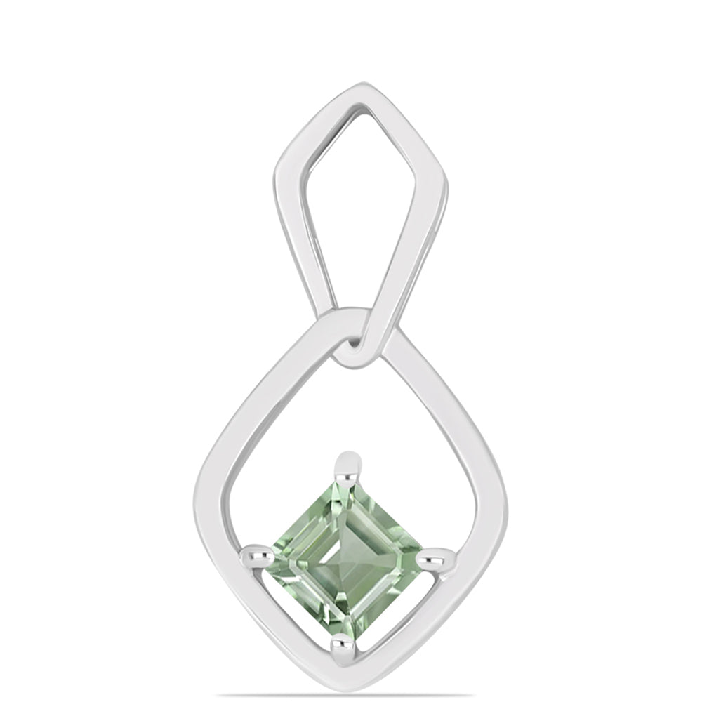Colgante de Plata con Amatista Verde 1 