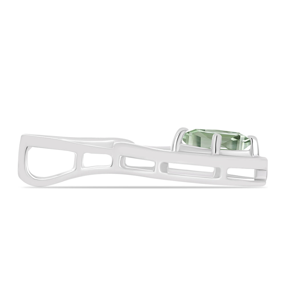 Colgante de Plata con Amatista Verde