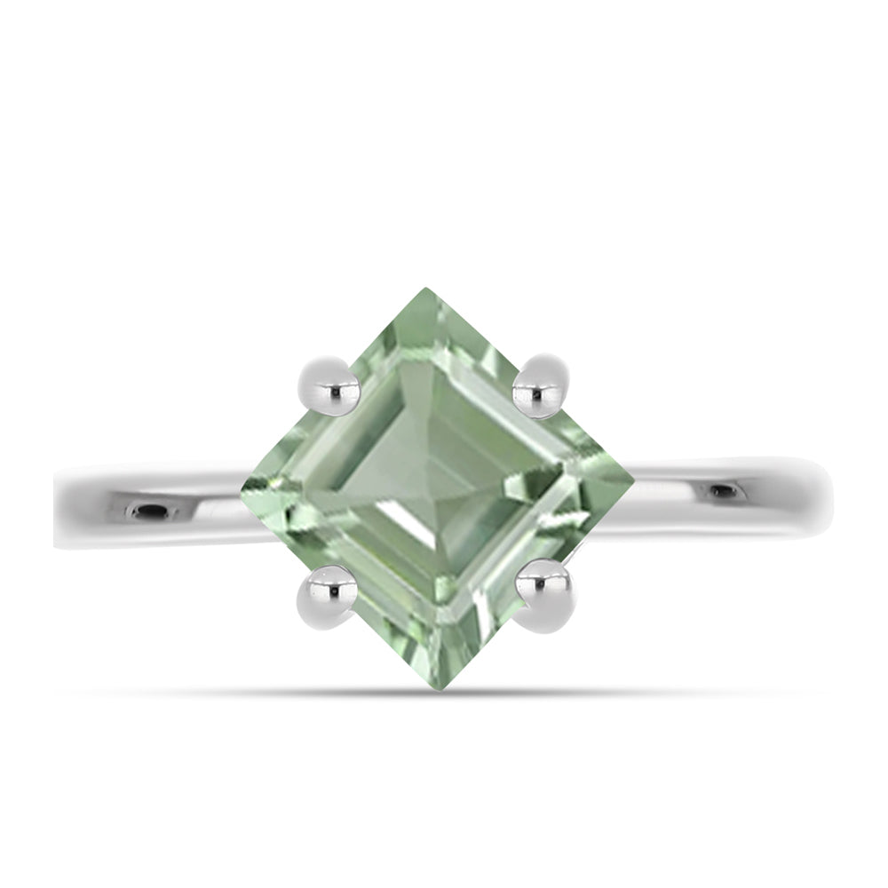 Anillo de Plata con Amatista Verde 1 