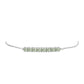 Pulsera de Plata con Amatista Verde