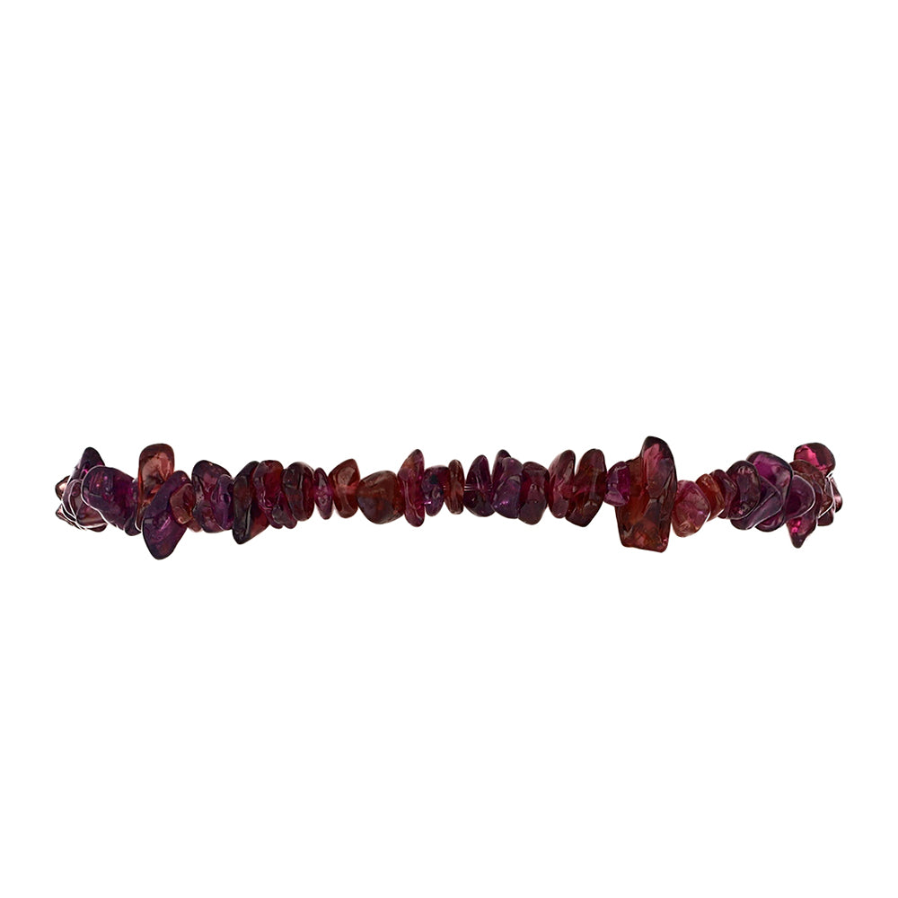 Conjunto Pepita con Granate Rodolita ( Collar +Pulsera )