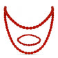 Conjunto Pepita con Ágata Roja ( Collar +Pulsera )