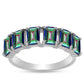 Anillo de Plata con Cuarzo Místico Verde de Brasil
