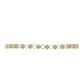 Pulsera de Plata Bañada en Oro con Diamante certificado y cultivado en laboratorio