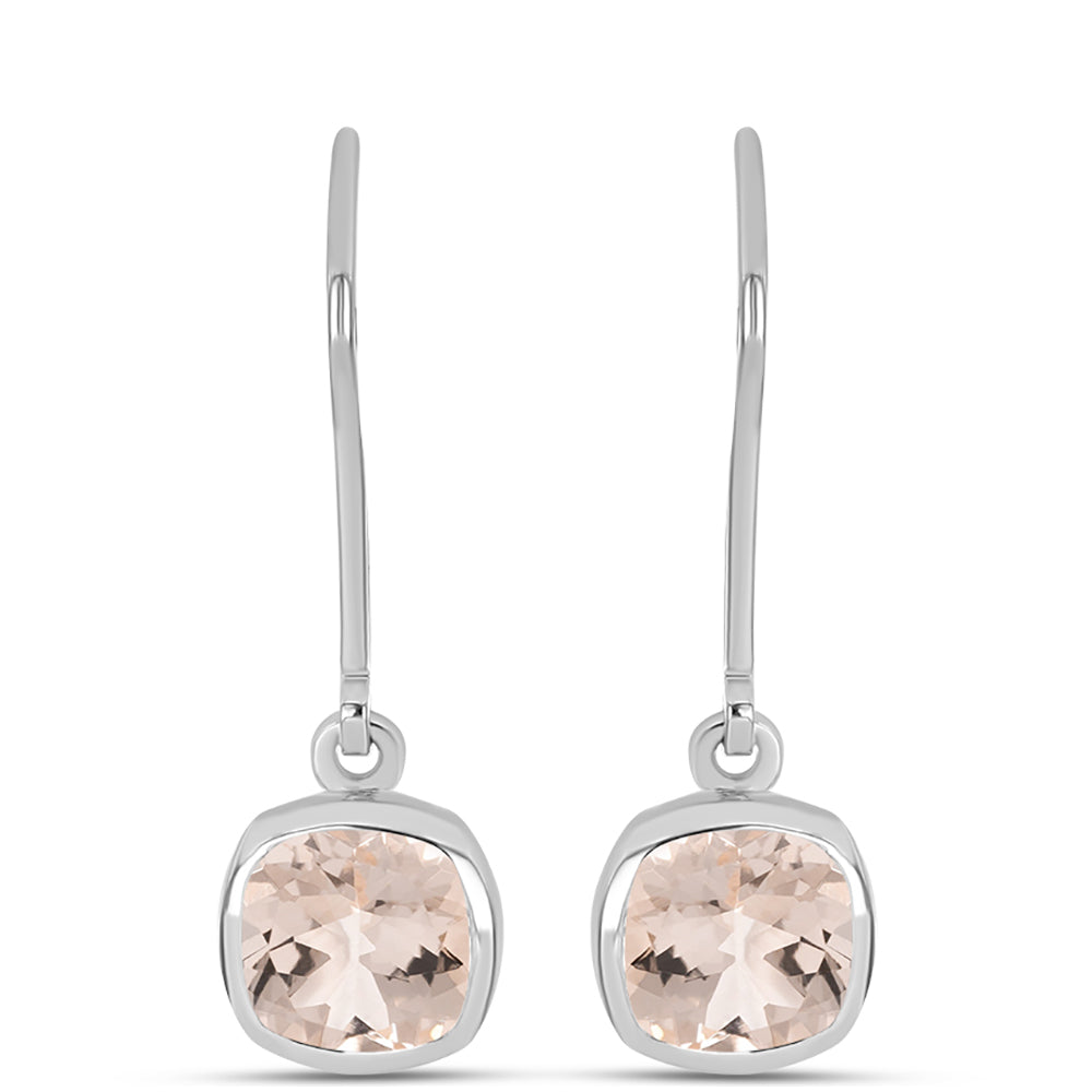 Pendientes de Plata con Morganita de Gozareh 1 