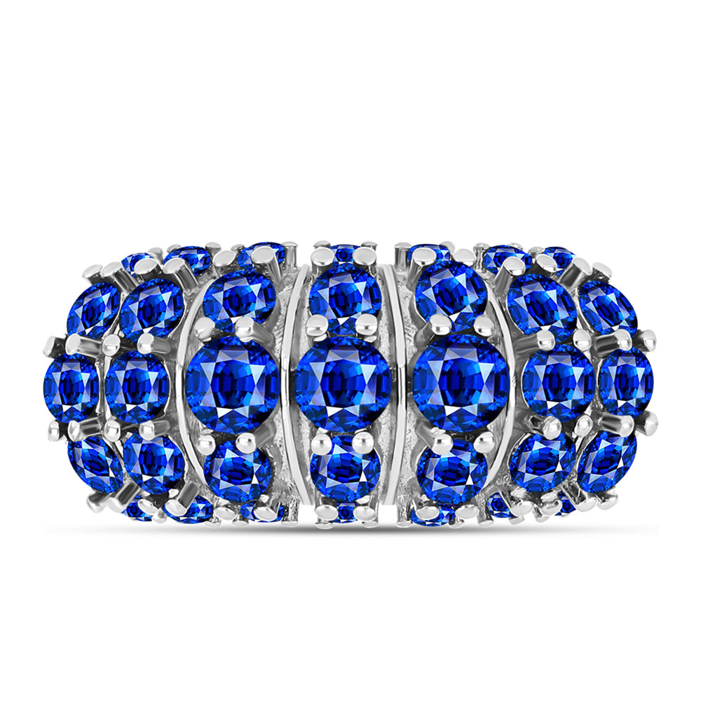 Anillo de Plata con Zafiro Azul Australiano 1 
