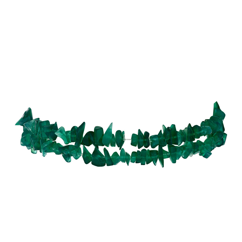 Conjunto Pepita con Ágata Verde ( Collar +Pulsera ) 3 