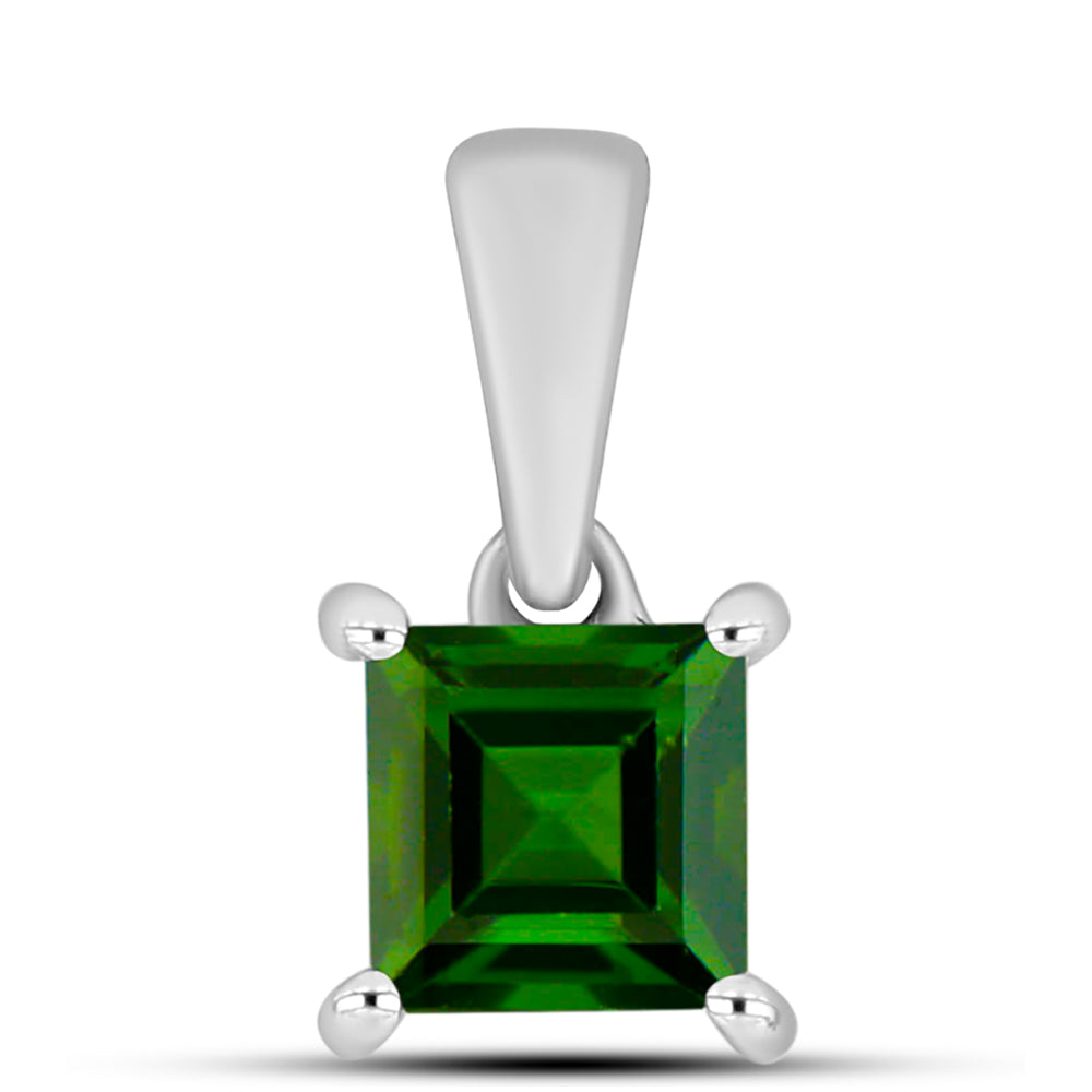 Colgante de Plata con Diópsido de Cromo 1 