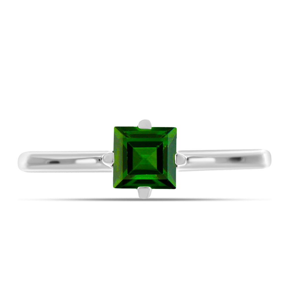 Anillo de Plata con Diópsido de Cromo 1 