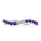 Anillo de Plata con Amatista de Marruecos