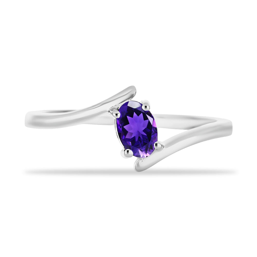 Anillo de Plata con Amatista de Marruecos 1 