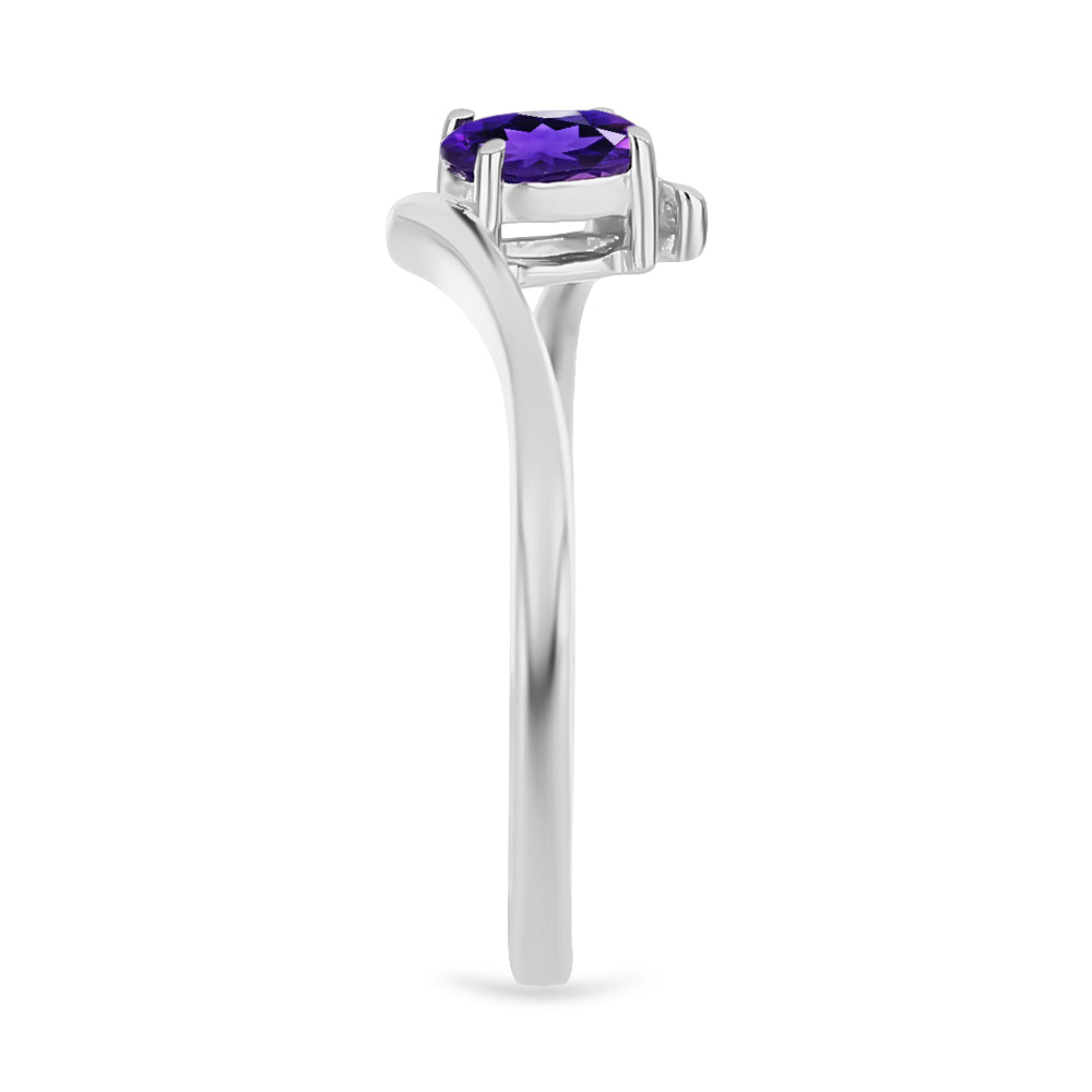 Anillo de Plata con Amatista de Marruecos 4 