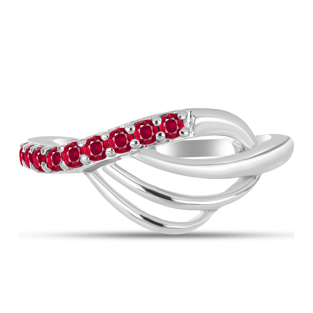 Anillo de Plata con Rubí de Madagascar