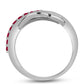 Anillo de Plata con Rubí de Madagascar