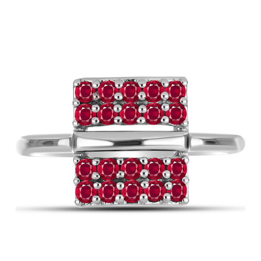 Anillo de Plata con Rubí de Madagascar