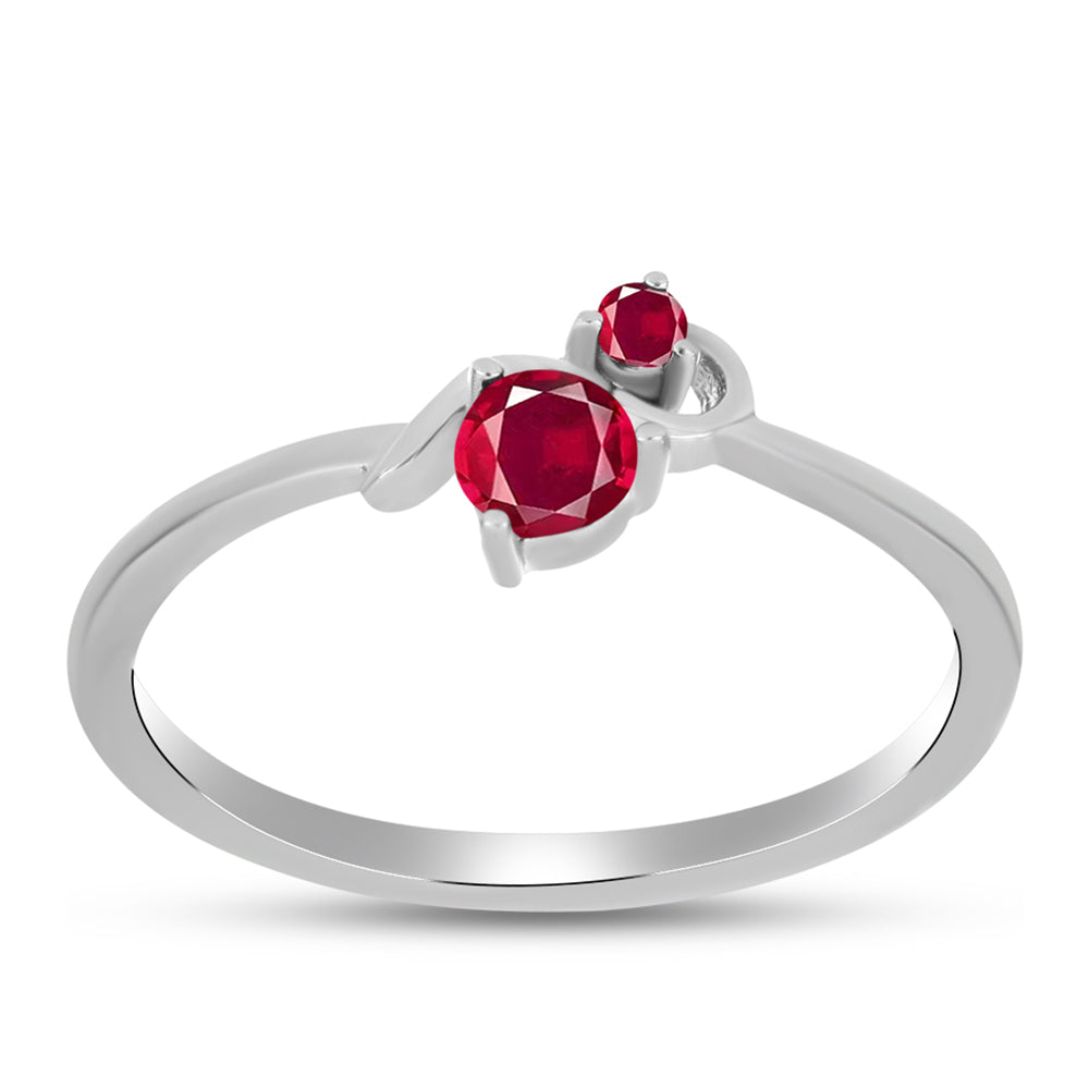 Anillo de Plata con Rubí de Madagascar 3 
