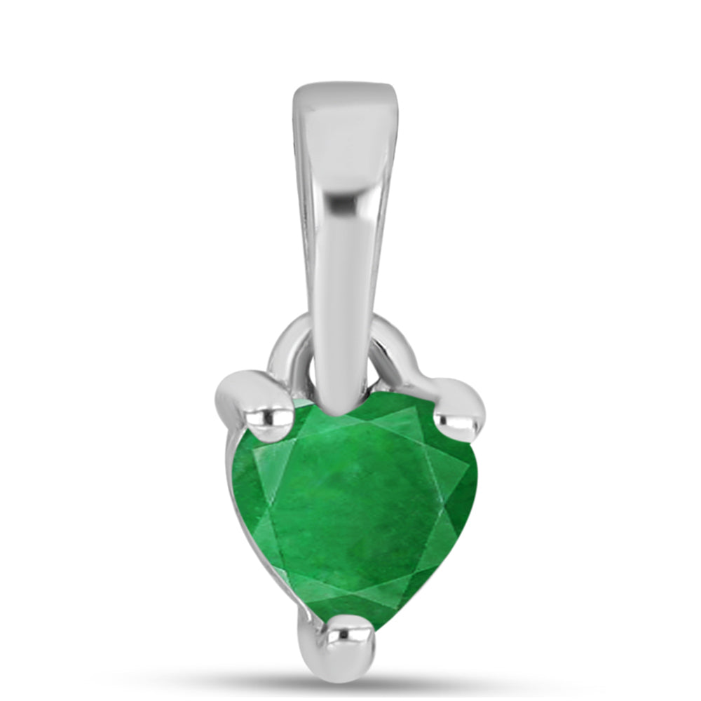 Colgante de Plata con Esmeralda de Zambia 1 